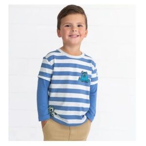 Little Sleepies Monsters, Inc. Layered Tee size 2t